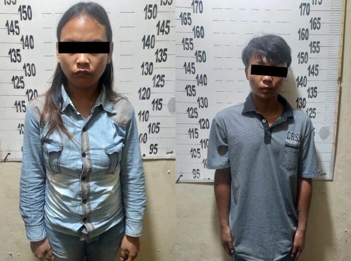 Polsek Punggur Amankan Sepasang Pria dan Wanita Lantaran Jual Motor Pinjaman